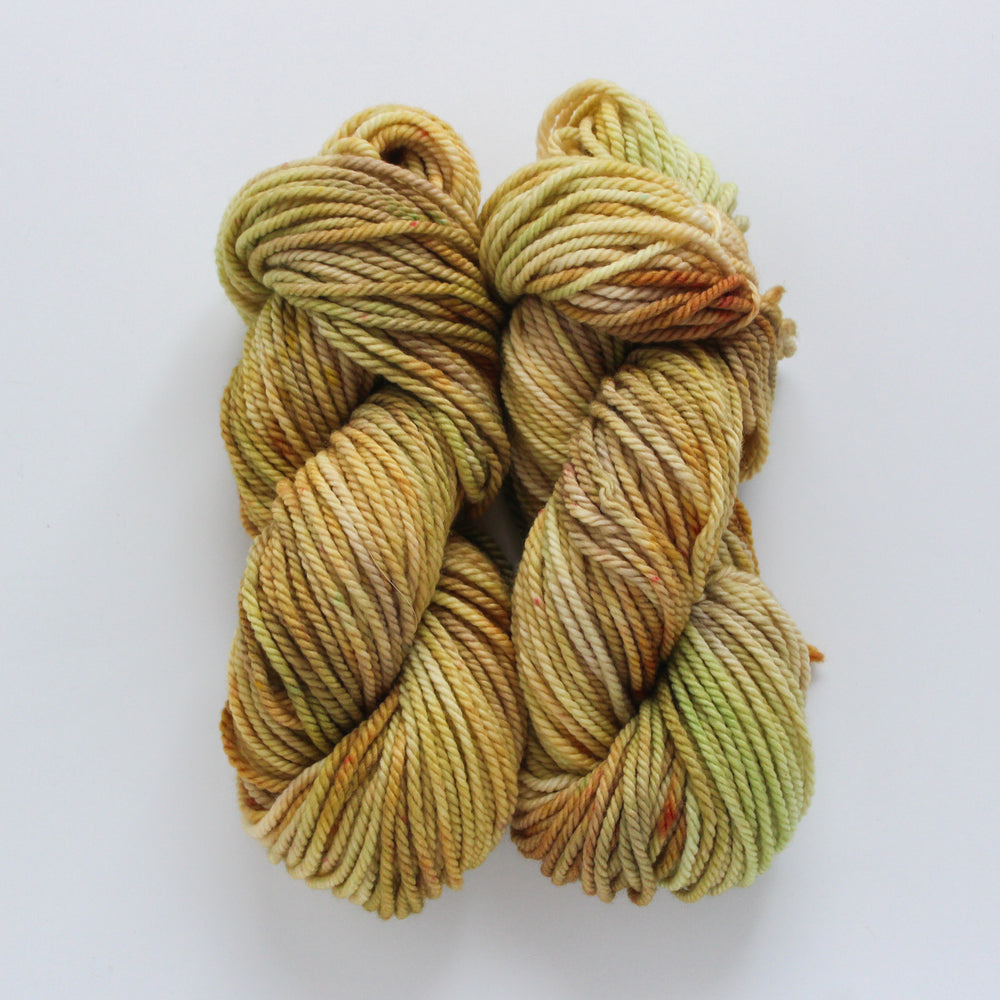 Antique Green Handdyed Worsted Yarn