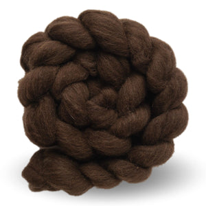 
                  
                    Load image into Gallery viewer, Merino Wool Roving - Natural Brown
                  
                