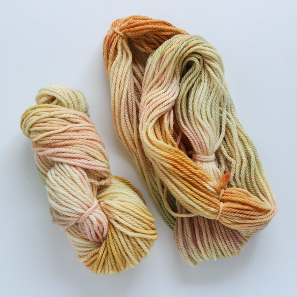 
                  
                    Load image into Gallery viewer, Summer Melon Handdyed Worsted Yarn
                  
                