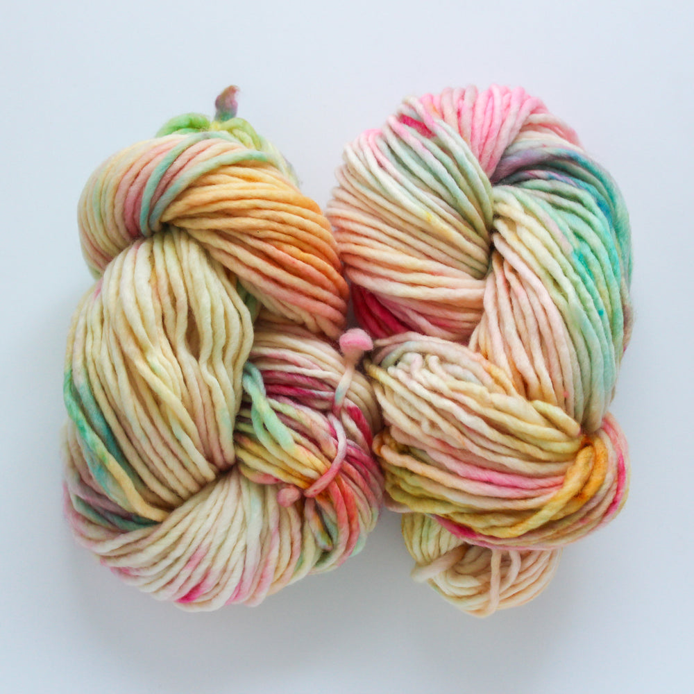 Unicorn Rainbow Handdyed Chunky Yarn