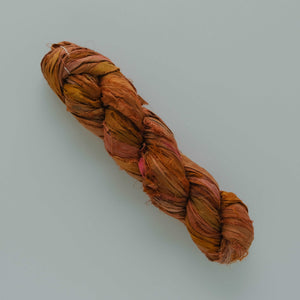Sari Silk Ribbon, 5 METRE Bundle, Mixed Colour, Ethical Yarn