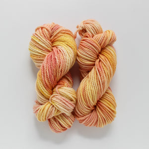 
                  
                    Load image into Gallery viewer, Strawberry Lemonade Handdyed Worsted Yarn
                  
                